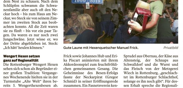 Schwäbisches Tagblatt vom 02.11.19